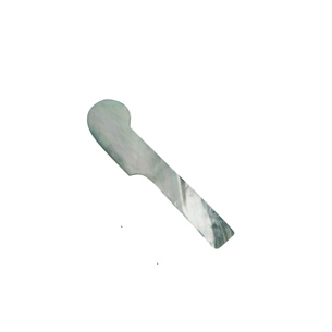 Spatolina Caviale, Madreperla. Altezza 10.5 cm